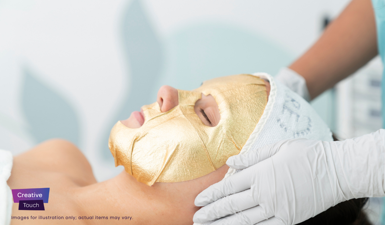 24K GOLD BIO COLLAGEN CRYSTAL FACE MASK x 3 Thumbnail 2