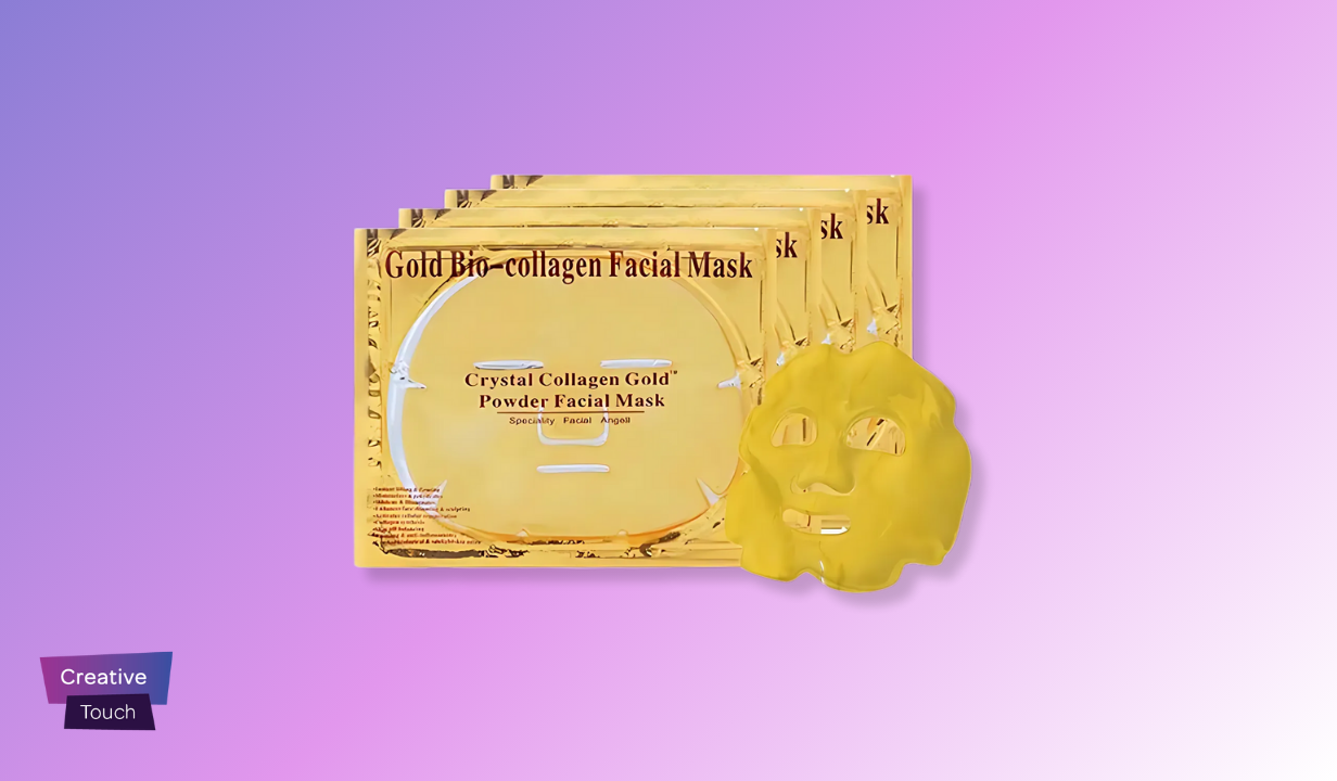 24K GOLD BIO COLLAGEN CRYSTAL FACE MASK x 1 Thumbnail 3