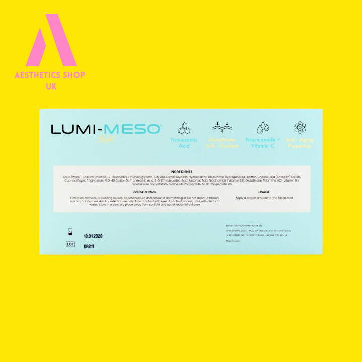 LUMI-MESO BRIGHT Microneedling Serum (5 x 5ml vials) Thumbnail 1