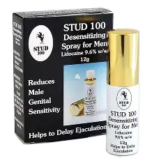STUD 100 desensitizing spray for men Lidocaine 9.6% w/w 12g
