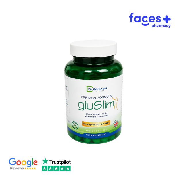 Dr Wellness gluSlim Pre-Meal Formula (120 Capsules)
