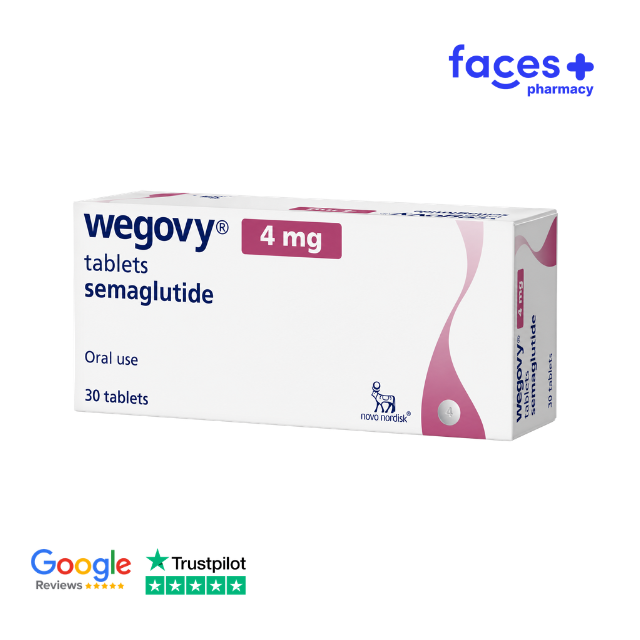Wegovy 4mg tablets (pk of 30 tablets)