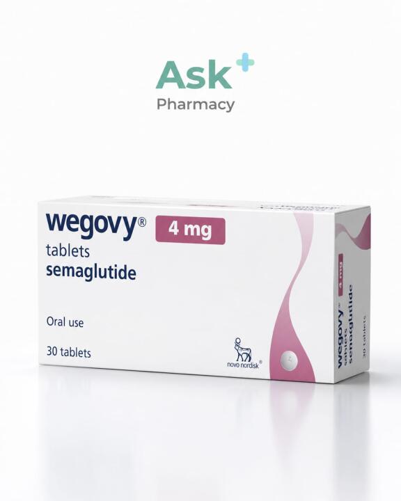 Wegovy 4mg Tablets (Semaglutide)
