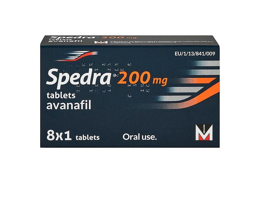 Spedra 200mg 8 tablets (Avanafil) EXP 09/26 Image