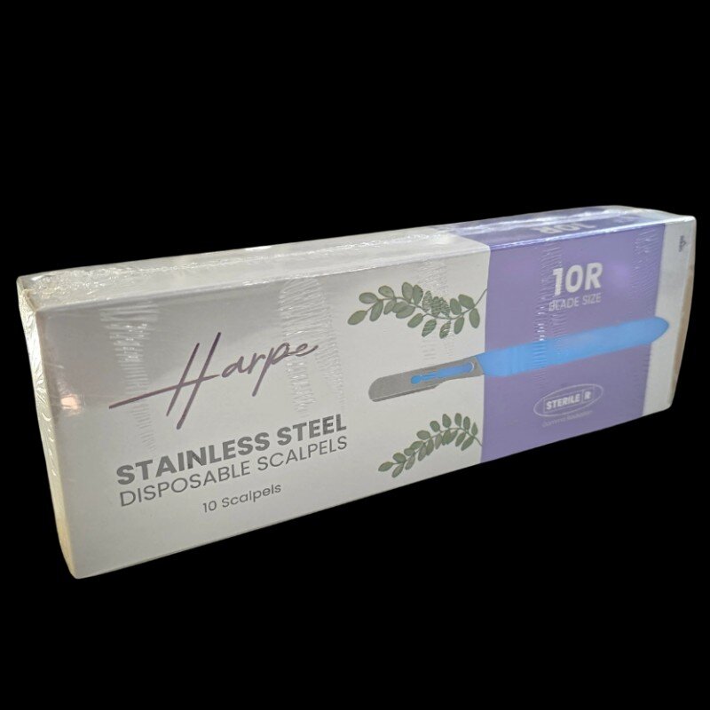 DERMAPLANE SCALPEL NO.10R DISPOSABLE UNIT X 10