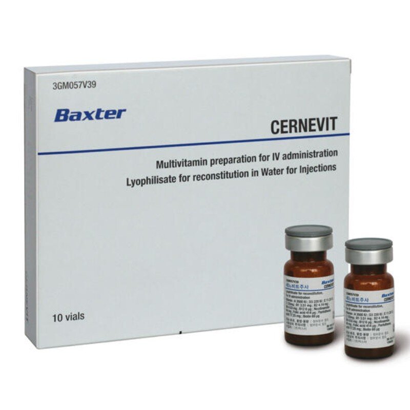 Cernevit Multivitamin Solution For Injection (5mL x 10 vials)