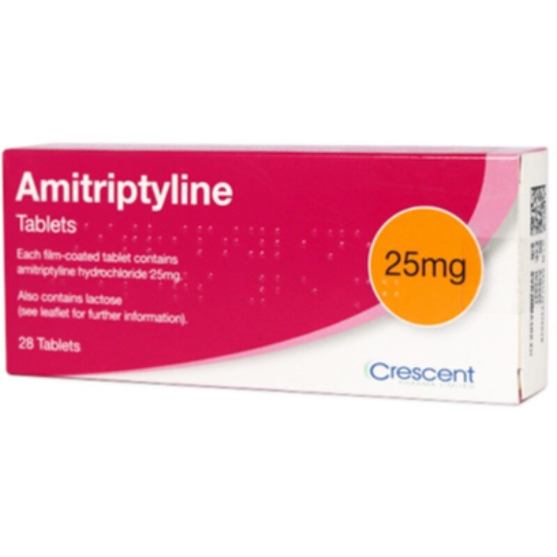 Amitriptyline 25mg (28 tabs)