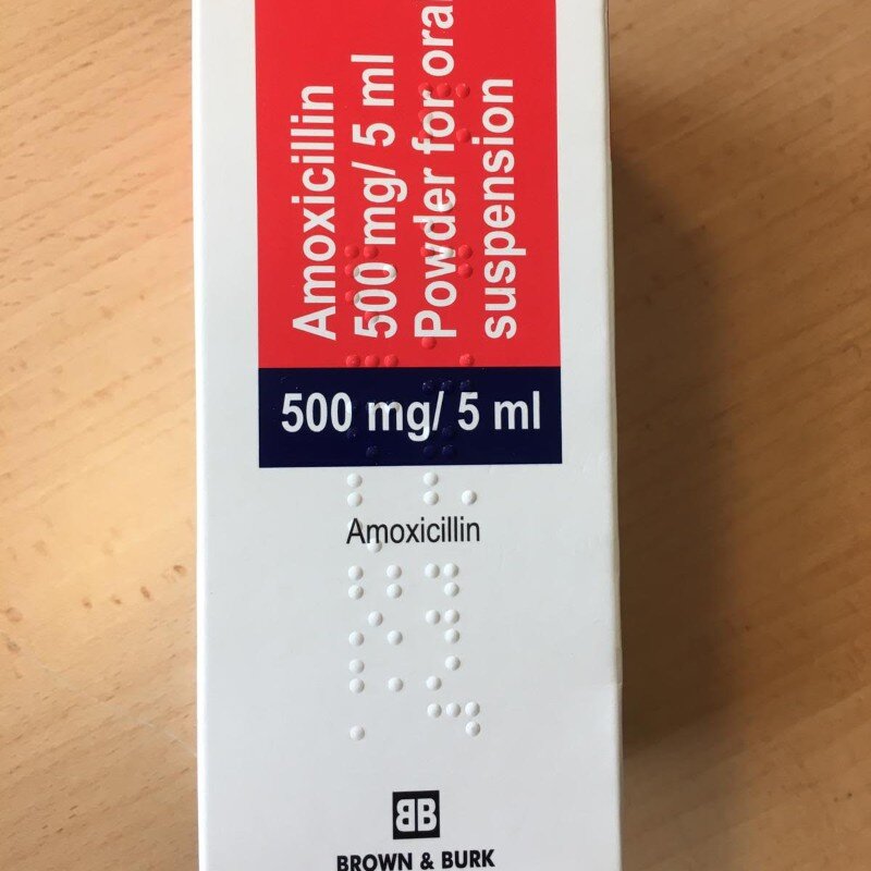 Amoxicillin 500mg/5ml powder