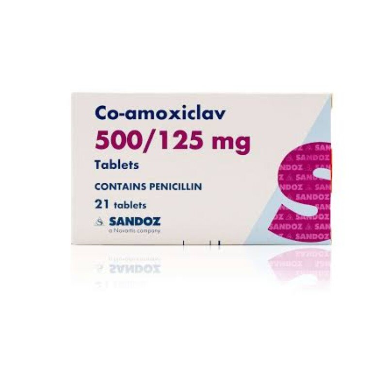 Co-amoxiclav 500mg/125mg (21 tabs)