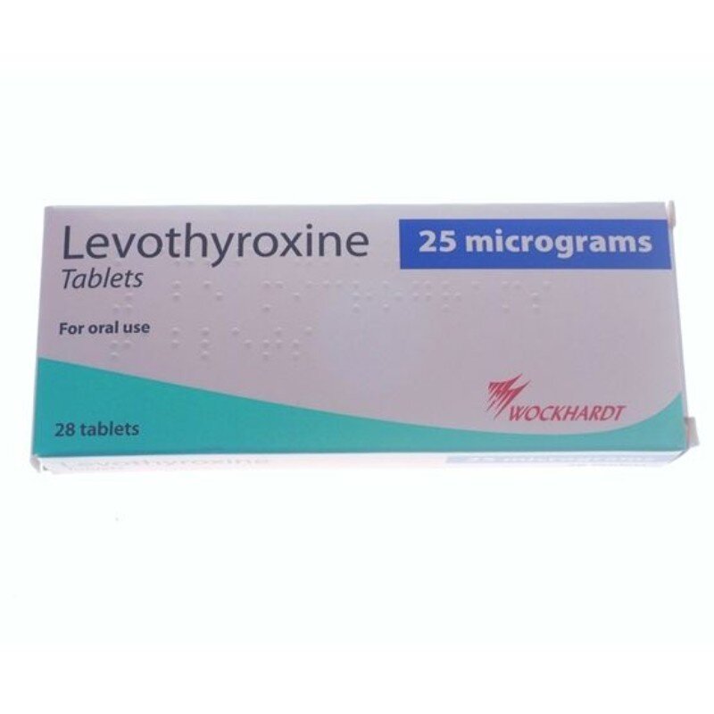 Levothyroxine 25mcg (28 tabs)