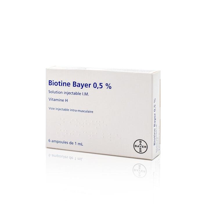 Biotin 0.5% 1ml Ampoules (6 amps) Image