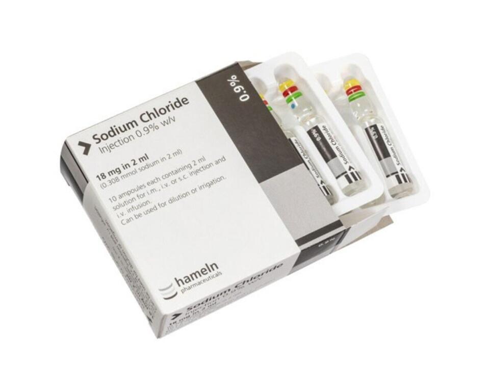 Sodium Chloride 0.9% 2ml x 10amps