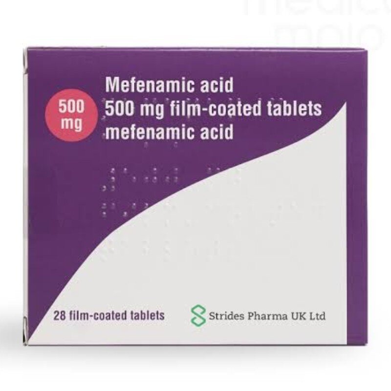 Mefenamic acid 500mg (28 film-coated tablets)