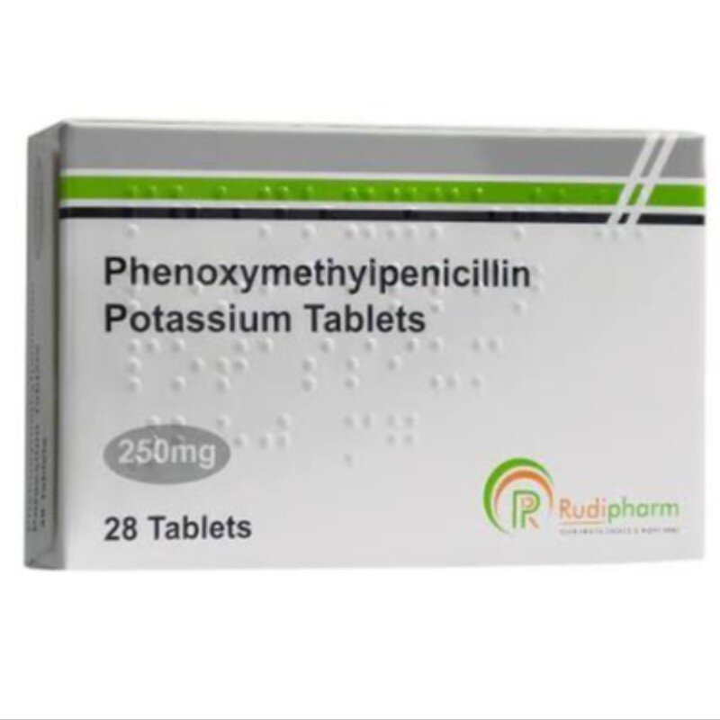 Phenoxymethylpenicillin 250mg (28 tabs) Image
