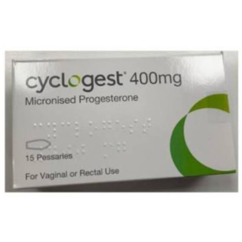 Micronised progesterone 400 mg (15 pessaries)