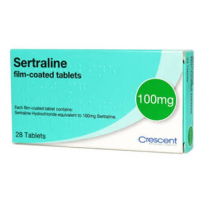 Sertraline 100mg (28 film-coated tablets)