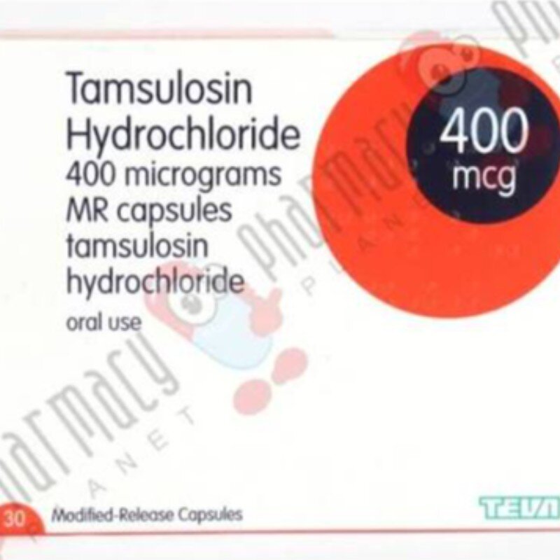 Tamsulosin hydrochloride 400mg (30 prolonged-release capsules) Image