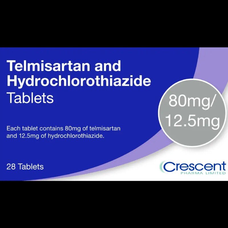 Telmisartan 80mg/12.5mg (28 tabs) Image