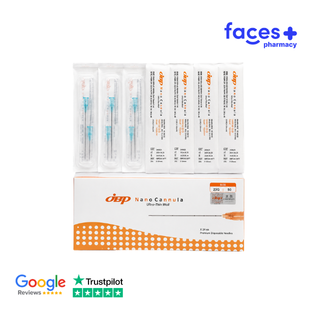 JBP Nano Cannula 23G, 50mm (Pack of 6)