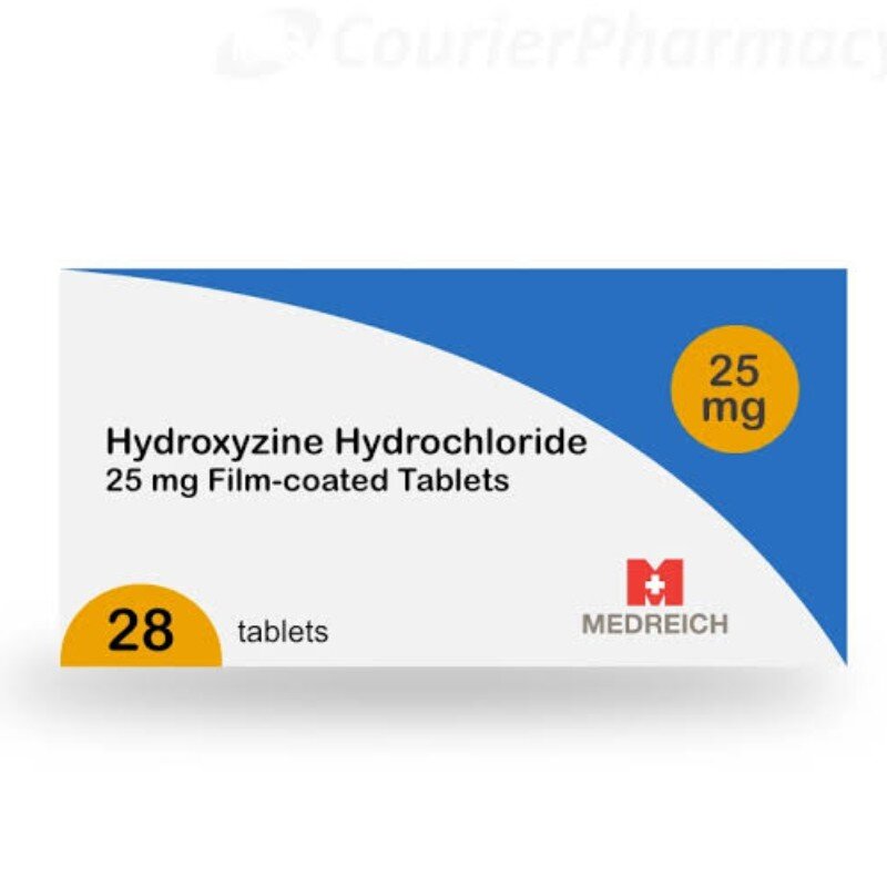 Hydroxyzine hydrochloride 25mg (28 tabs)