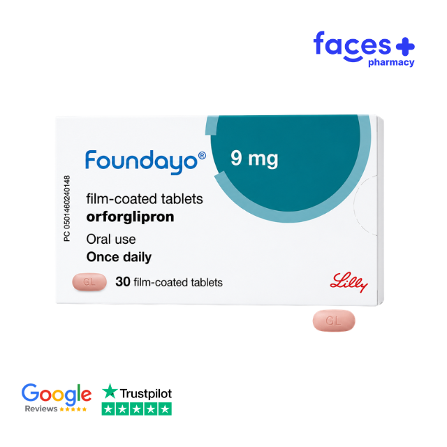 Foundayo (Orforglipron) 9mg 30tabs