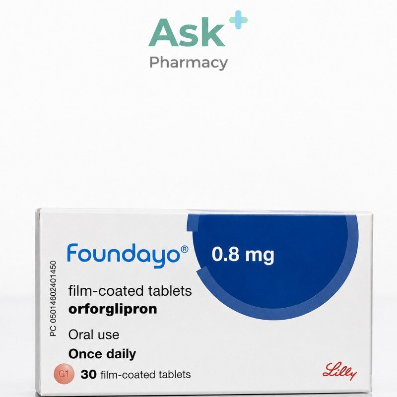 Foundayo 0.8mg Tablets x 30 (Orfoglipron)