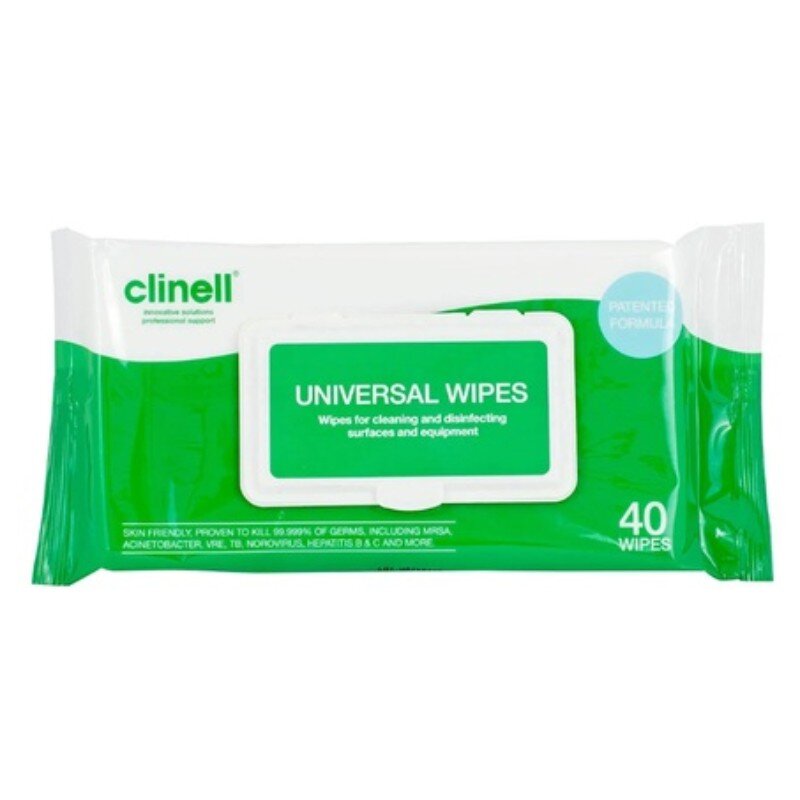 Clinnel Wipes- 40ct Short Date 18/10/26!!