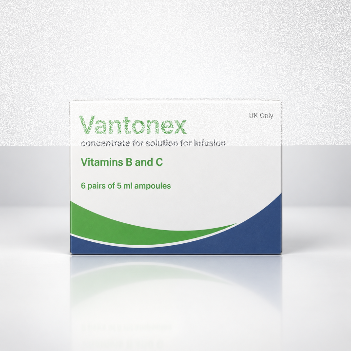 Vantonex Vitamin B & C High-Potency IV Infusion Concentrate (6 pairs of 5mL)