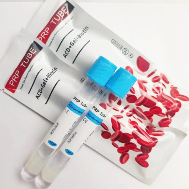 Biotin PRP Vacuum Blood Collection Tubes with Anticoagulant (5 Pack)