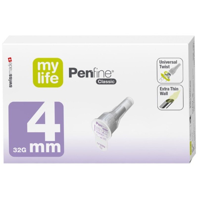 Mylife Penfine Classic 4mm 32G Pack of 100
