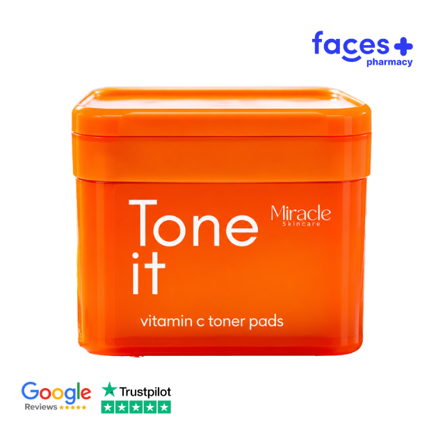 Miracle Beauty Tone IT - Vitamin C Toner Pads (pk of 80)