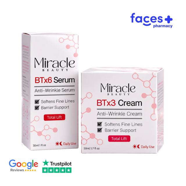 Miracle Beauty SET of Anti Wrinkle Cream & Serum
