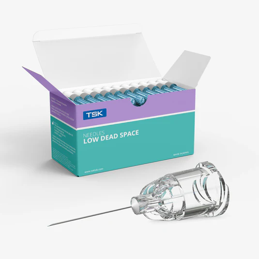 TSK Low Dead Space Needles – 30G 13mm