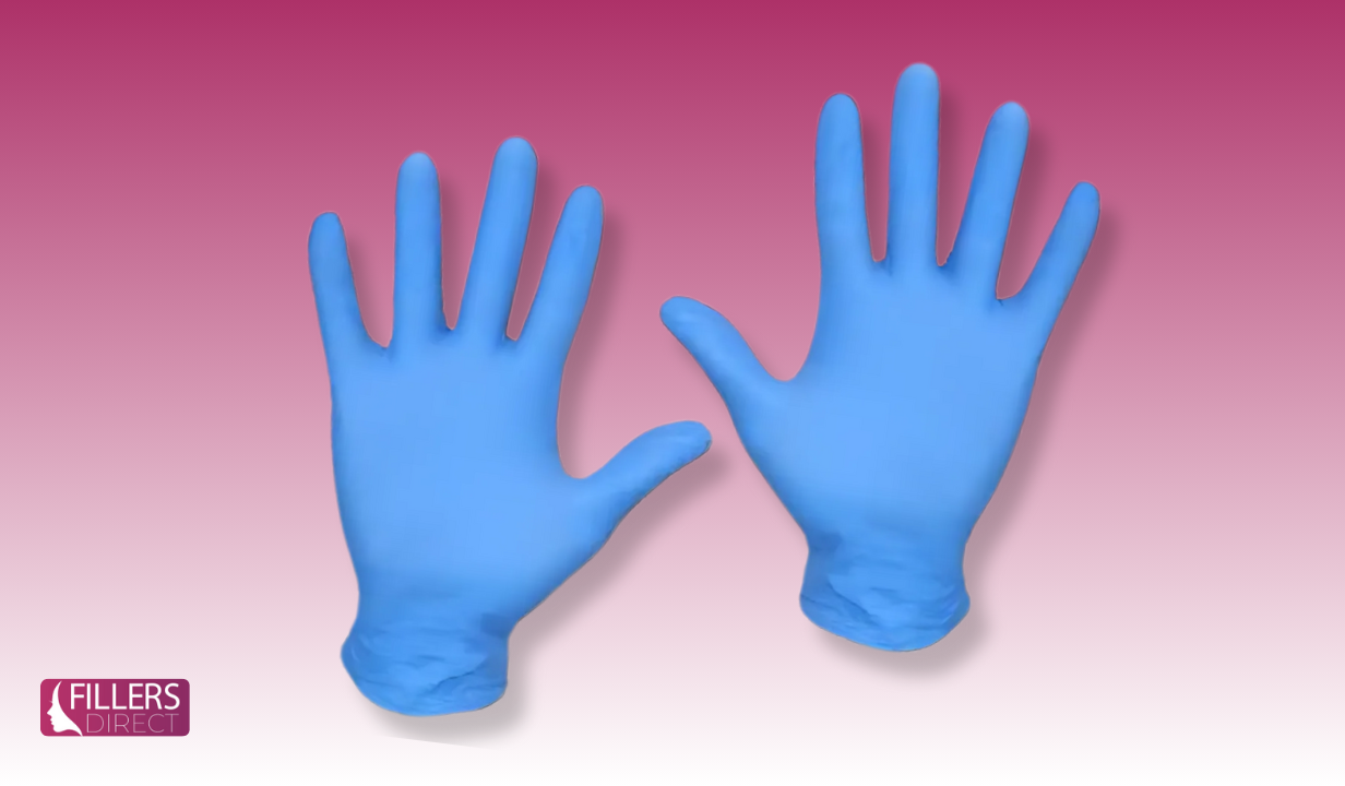 Nitrile Powder Free Gloves Medium x100 - 1