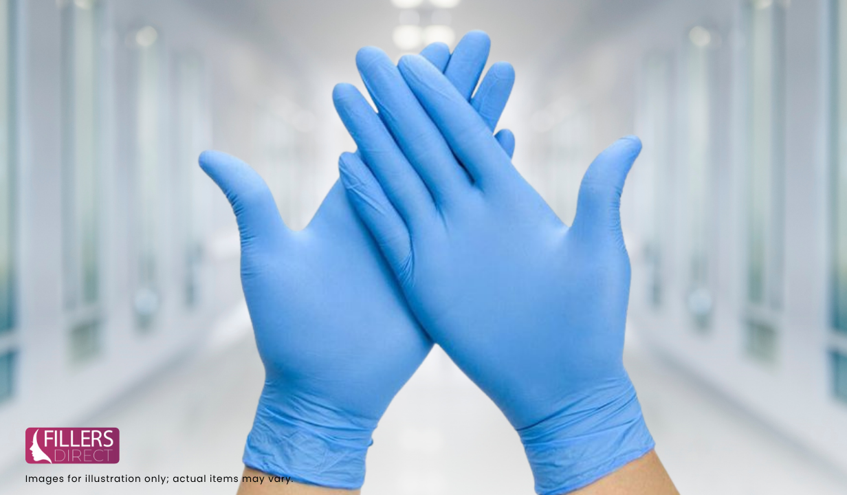Nitrile Powder Free Gloves Medium x100 - 2