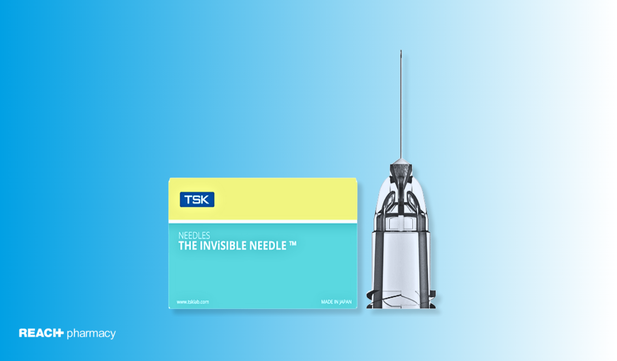 TSK The Invisible Needle Low Dead Space (LDS)Hub 9mm 3/8” x 100 - 1