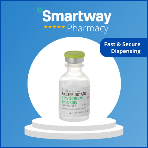 BACTERIOSTATIC 0.9% SALINE 30ML BOTTLES