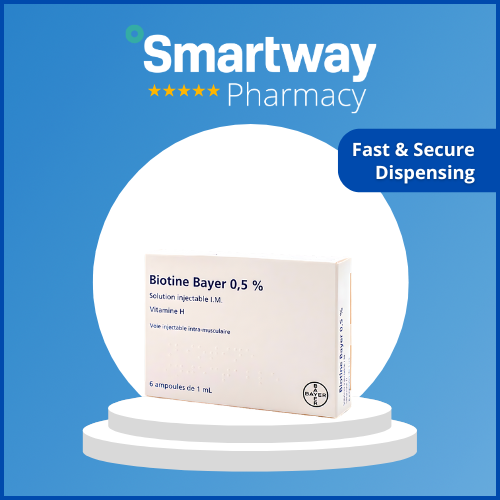 Biotin 0.5% IM Ampoules (6) *Unlicenced* - 1
