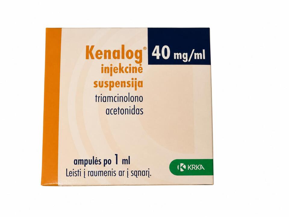 Kenalog 40mg/1ml injection (3 x 1ml amps)
