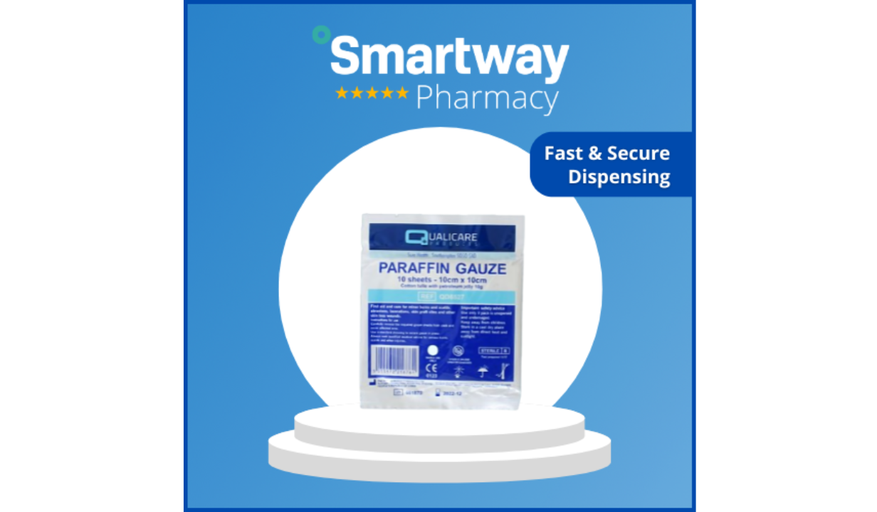 Paraffin Gauze 10cm x 10cm, 10 sheets - 1