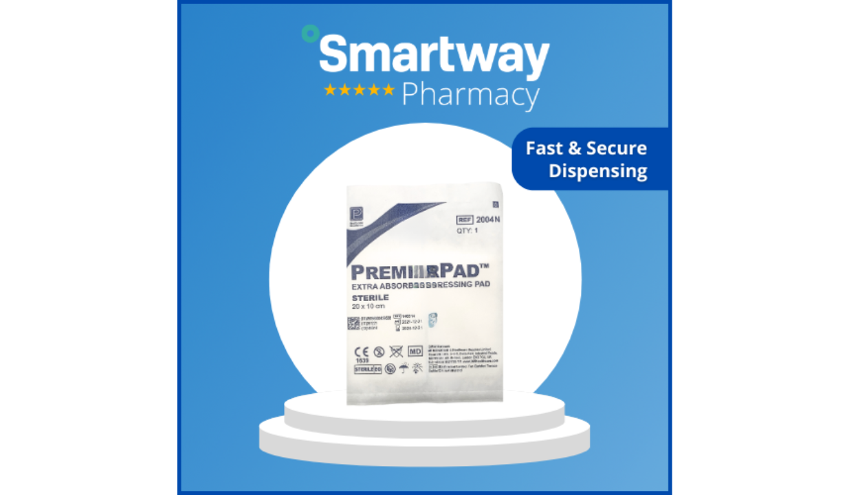 Sterile Extra Absorbent Dressing Pad 20x10cm Pack of 5 - 1