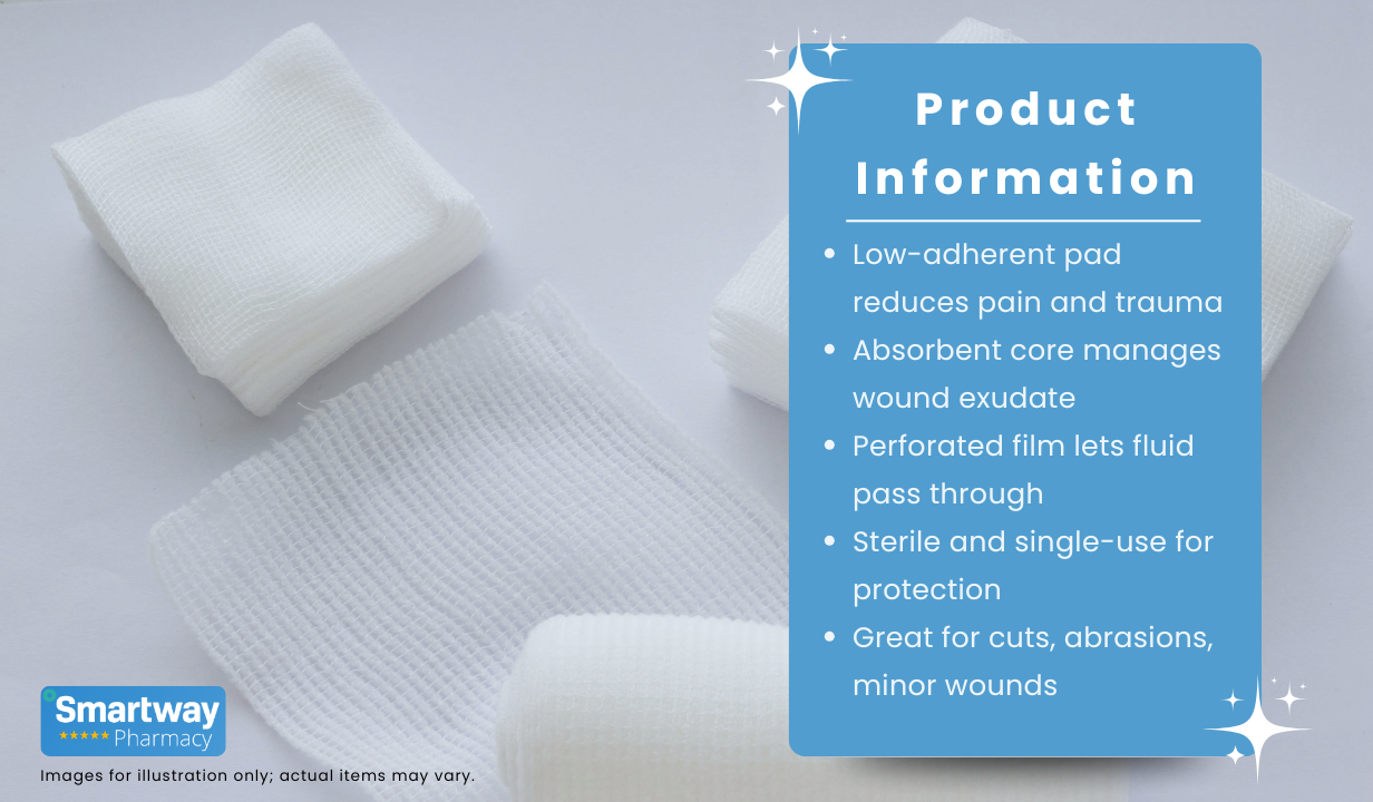 Melolin PFA Dressing 20cm x 10cm - 3
