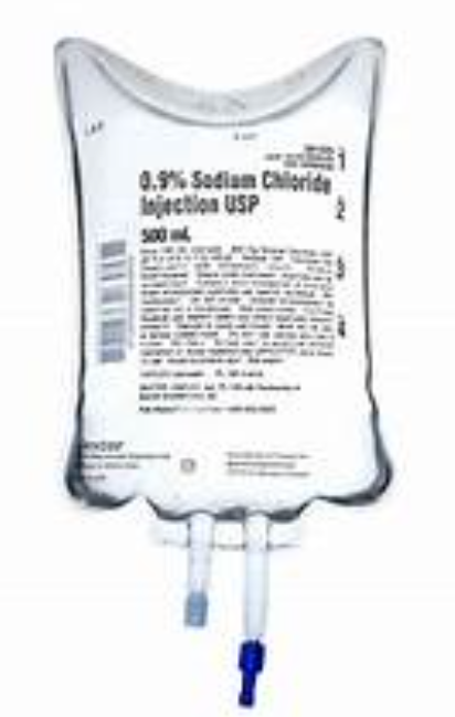 Sodium chloride 0.9% solution for infusion 250ml bags