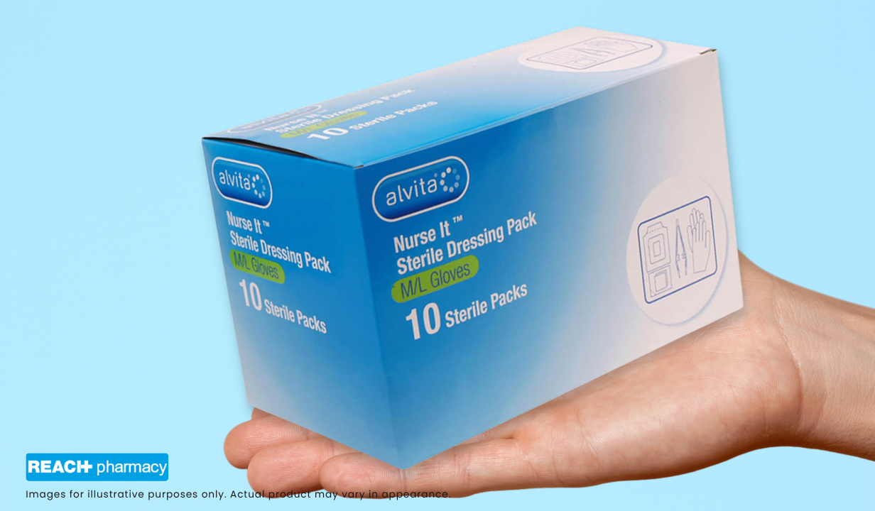 Nurse IT Sterile Dressing pack Small / Medium pack of 10 - 3