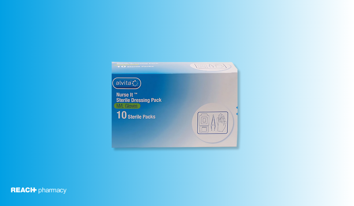 Nurse IT Sterile Dressing pack Small / Medium pack of 10 - 1