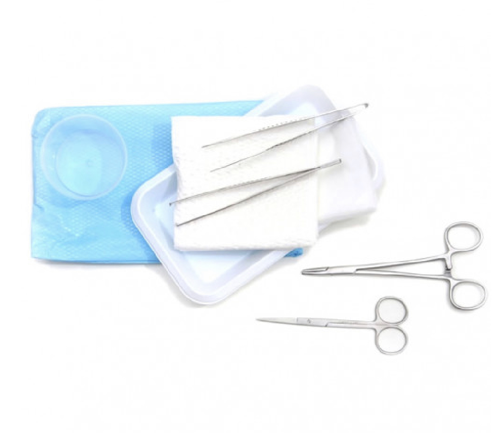PDO Sterile Dressing Pack for Insertion of Threads - 1