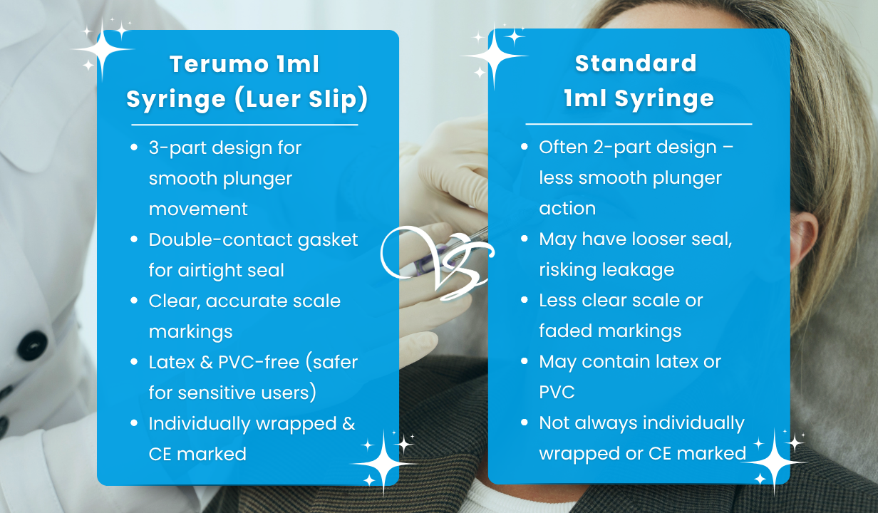 Terumo Syringe without needle 1 ml Syringe - Box of 100 - 4