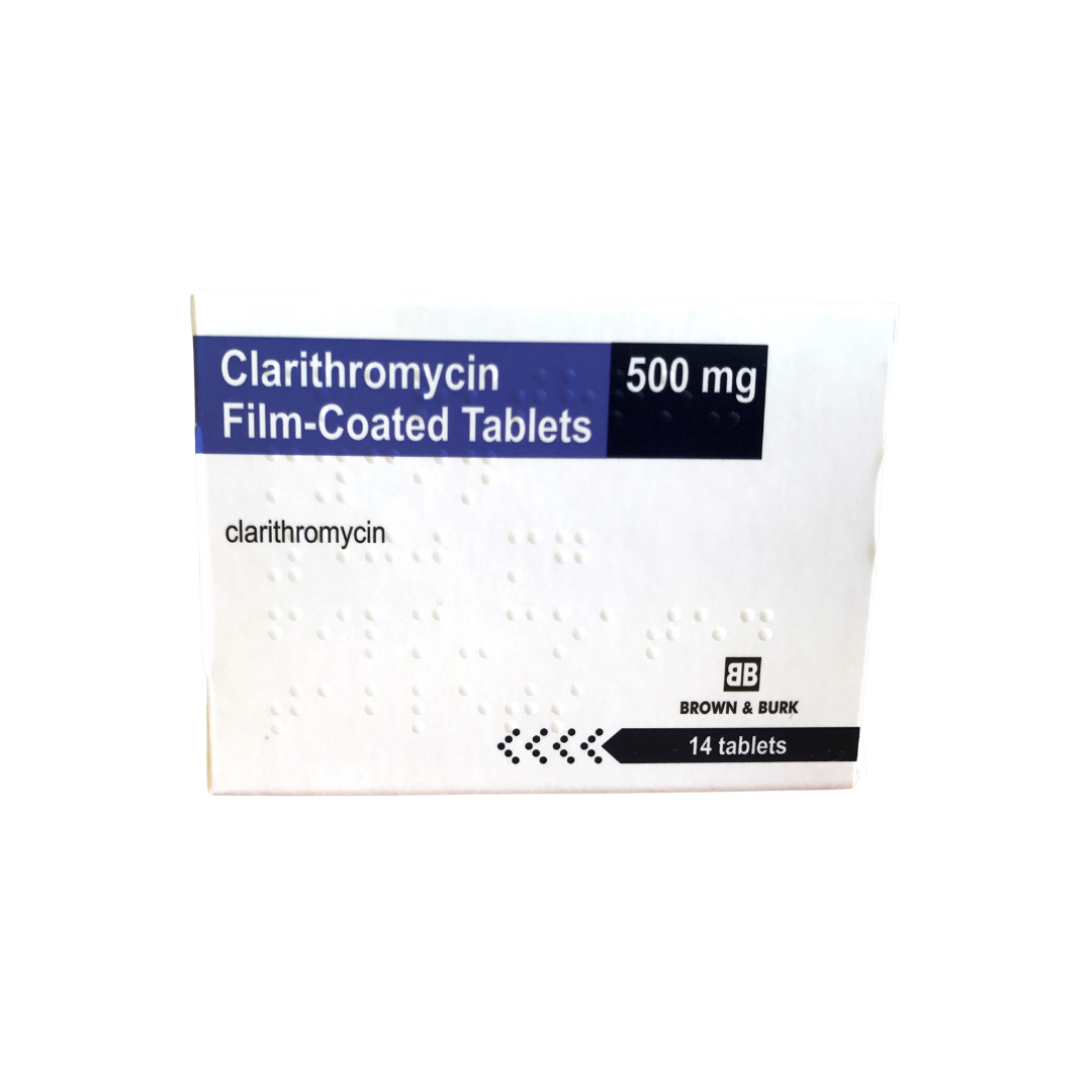 CLARITHROMYCIN TABS 500MG X 14 - 1