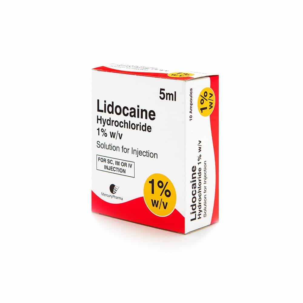 LIDOCAINE HYD AMP 1% 5ML - 1