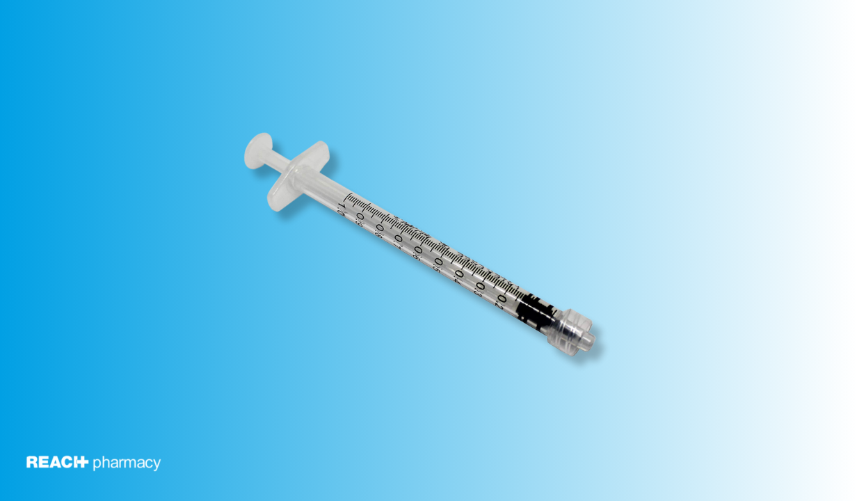 Sterile 1ml LUER LOCK CE 3 PART SYRINGE 1 Pack of 100 - 1